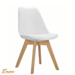 Buy Tulip Dining Chair white Replica Online – Mid century style dining chairs - Image 2