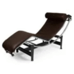 Chaise Longue LC4 Le Corbusier Chair – Chocolate Brown - Image 2