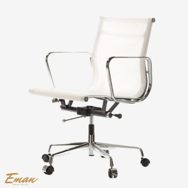 Orange EA117 Low Back Ergonomic Mesh Office Chair – Adjustable Height and Tilt - Image 1