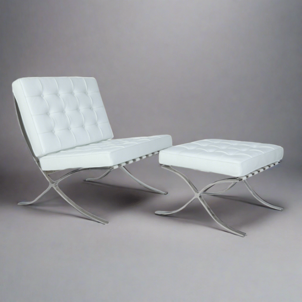 Barcelona Chair and Ottoman