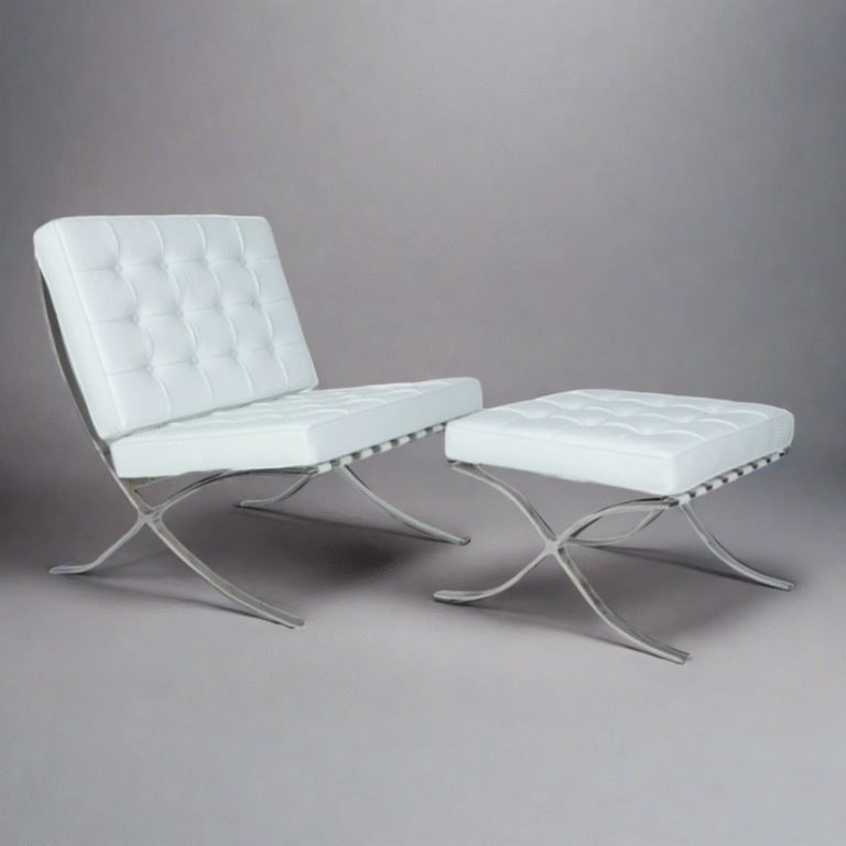 Barcelona Chair and Ottoman