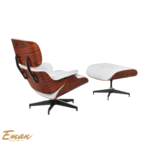 Eames Lounge Replica Weiß – Vitra Designklassiker aus Walnuss