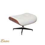 Eames Lounge Replica Weiß – Walnuss Vitra Replica
