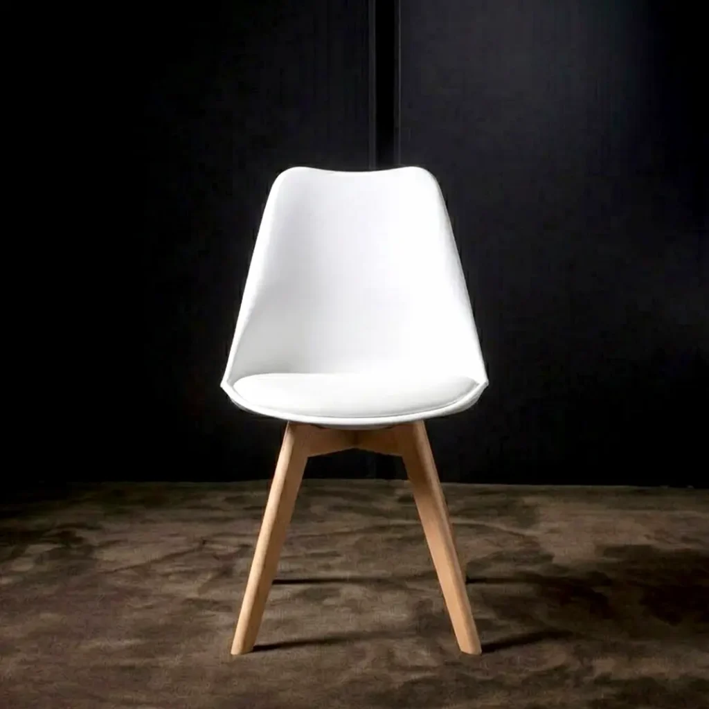Eames style moulded dining chair