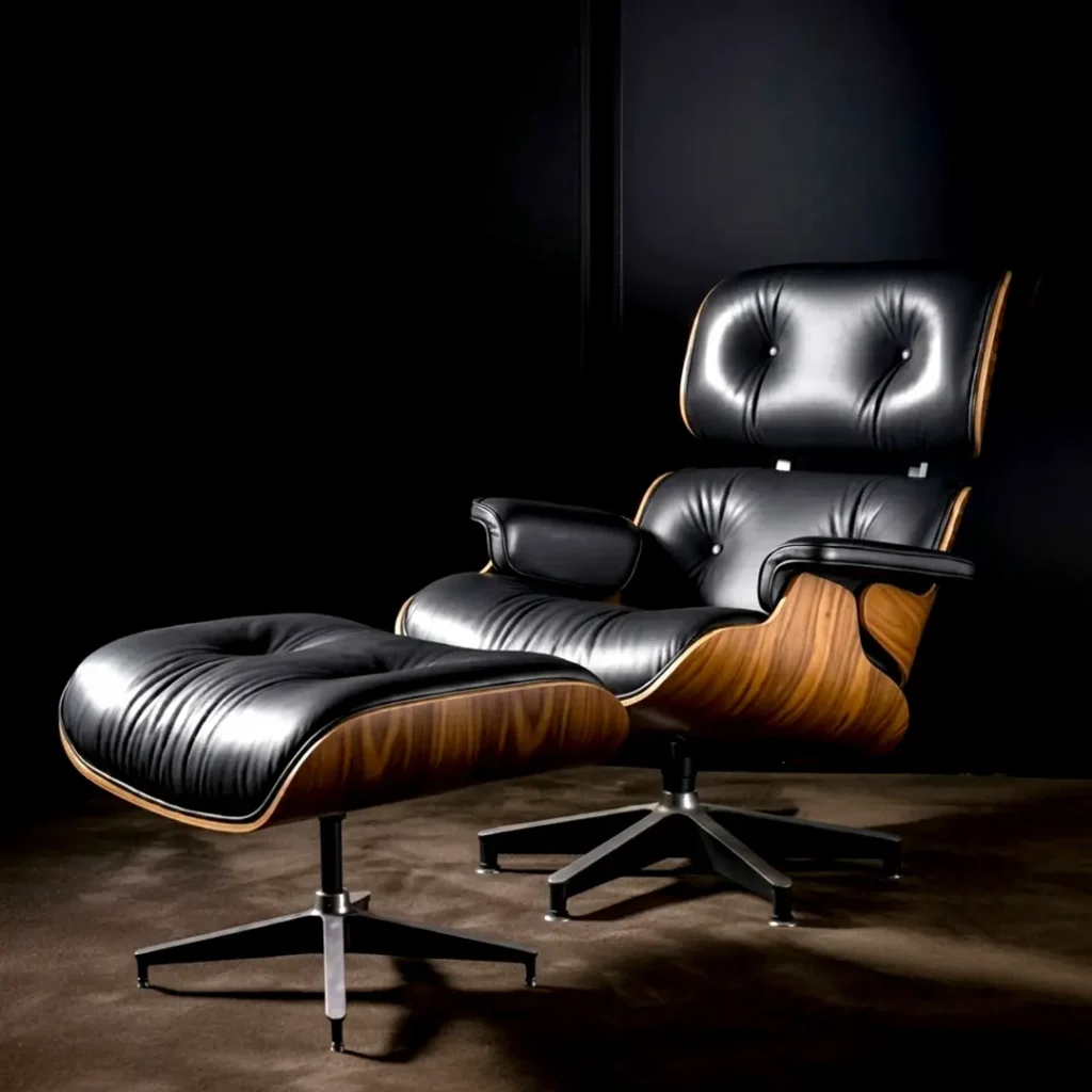 Eames lounge chair replica with ottoman by My House of Furniture